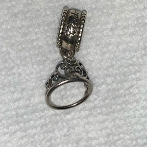 Cinderella tiara pandora bracelet charm